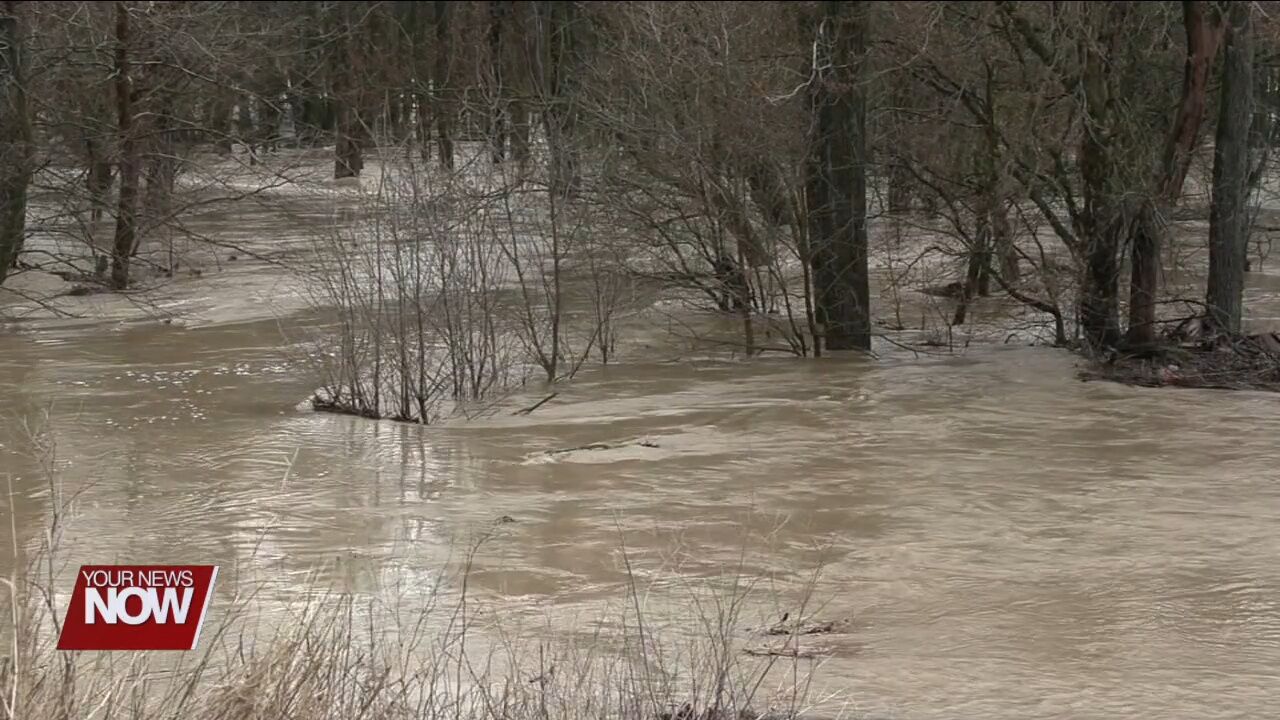 Area rivers and creeks flood after several days of heavy rainfall